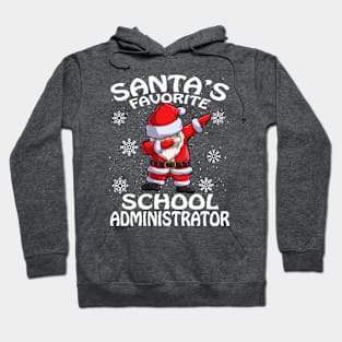 Santas Favorite School Administrator Christmas Hoodie